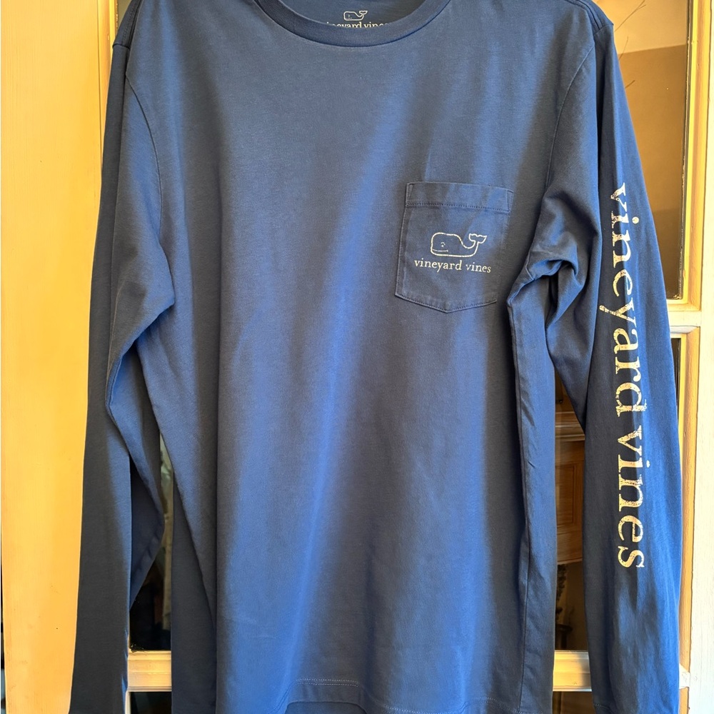 Vineyard Vines Navy Long Sleeve Tee
